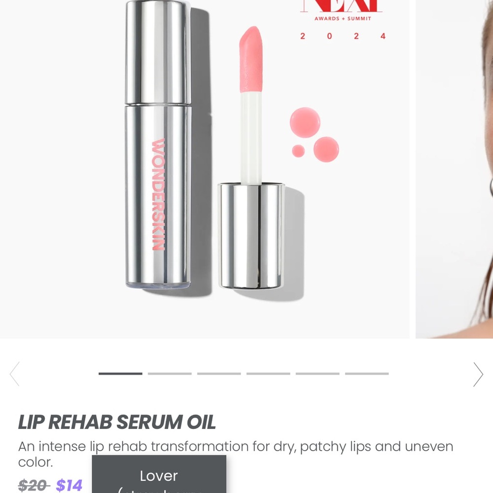 FINAL! Wonderskin Lip Rehab Serum Oil Bundle Kissed Lover and Amour - Picture 4 of 5